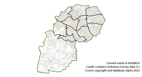 Have your say on a new political map for Redditch Borough Council