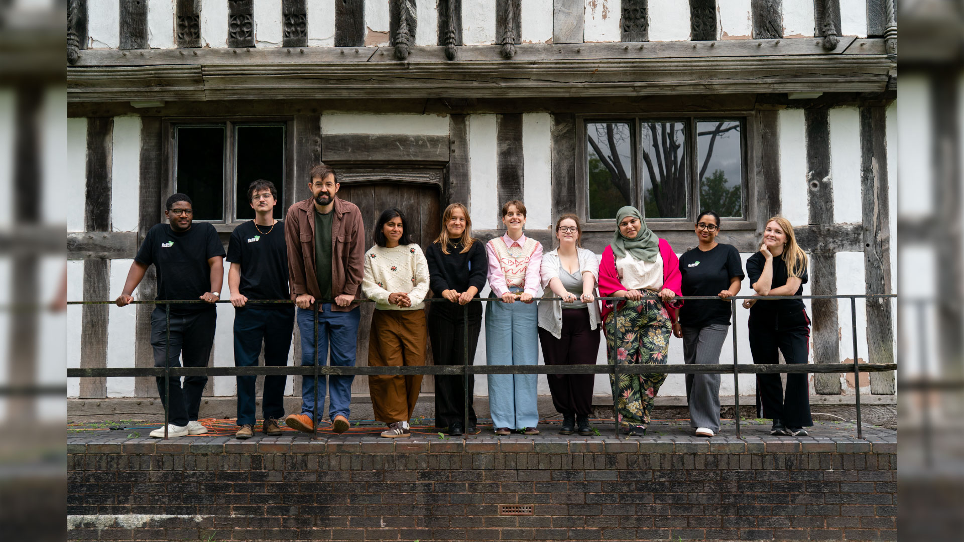 Image shows ReNEW staff and current cohort of creative producers