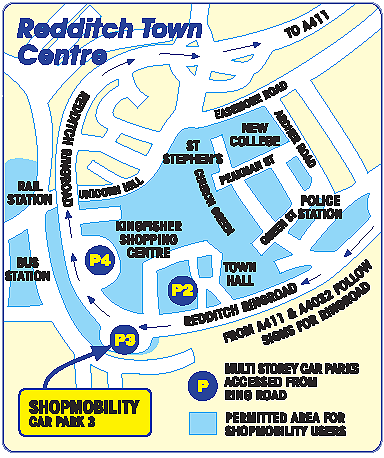 Shopmobility Map