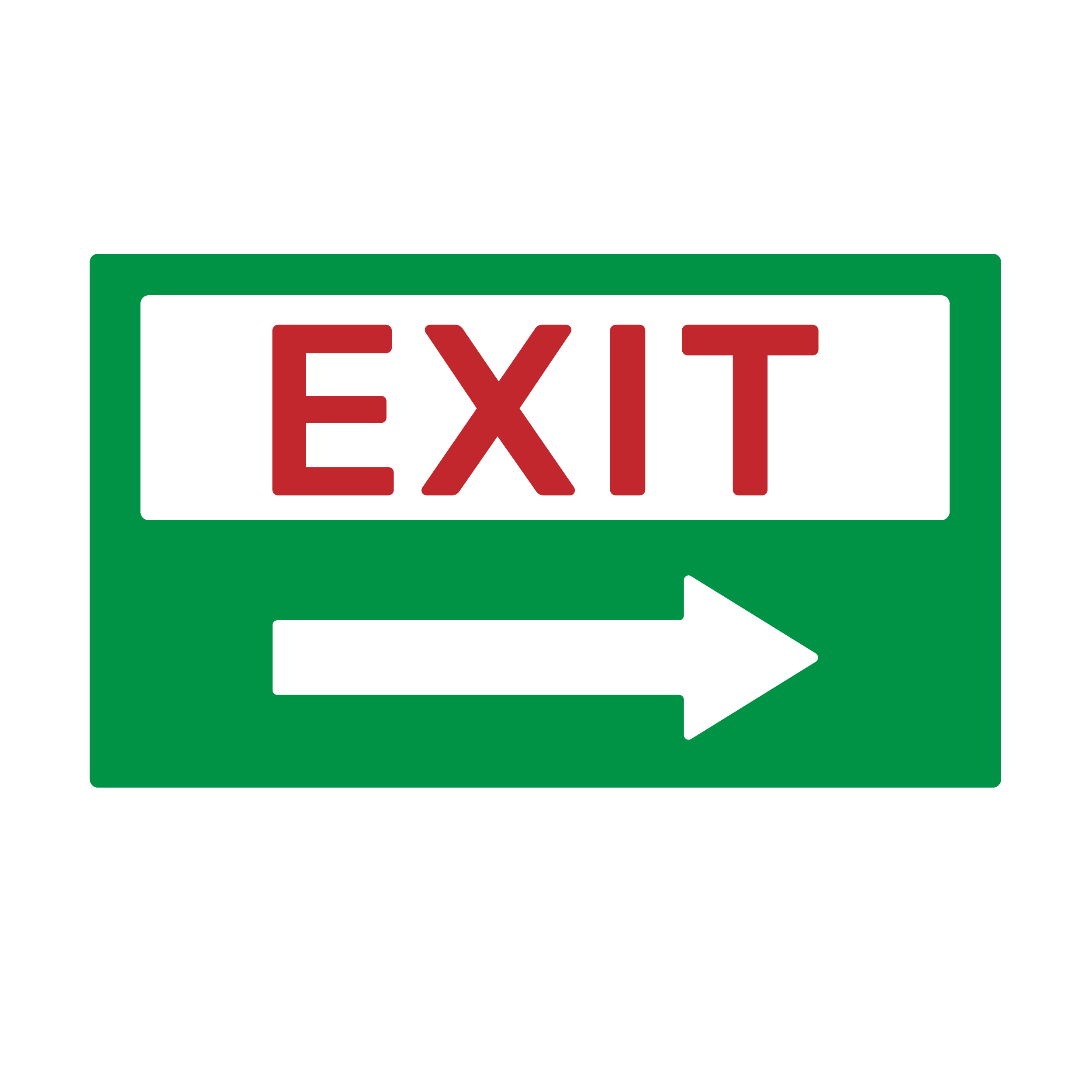 Follow the exit signs
