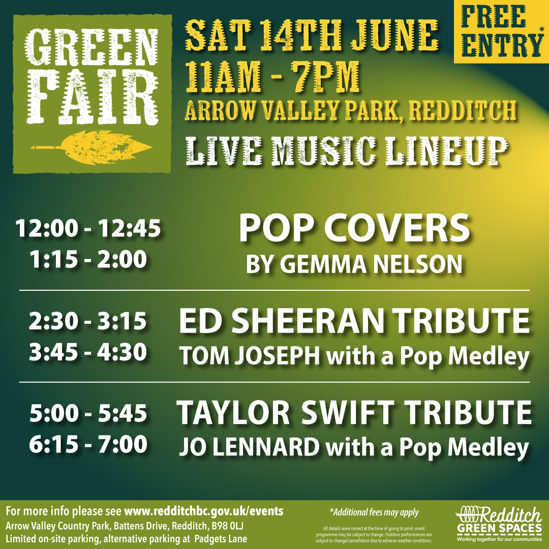 Green Fair Live Music Line Up RBC