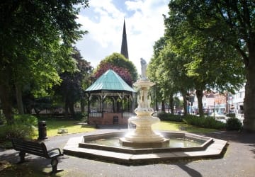 Bandstand and Fountain